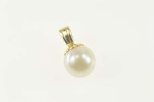 Load image into Gallery viewer, 14K Retro Simple Pearl Classic Pendant Yellow Gold