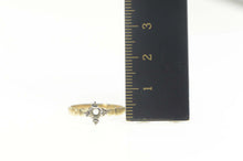 Load image into Gallery viewer, 14K Vintage 1950&#39;s NOS 2.75mm Engagement Setting Ring Size 6 Yellow Gold