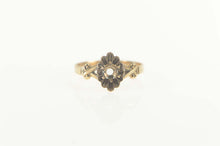 Load image into Gallery viewer, 14K Victorian Ornate 4.2mm Engagement Setting Ring Size 7 Yellow Gold