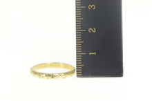 Load image into Gallery viewer, 14K Art Deco Etched Ornate 2.6mm Wedding Band Ring Size 6.5 Yellow Gold