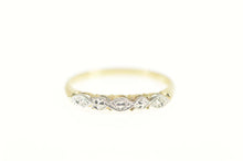 Load image into Gallery viewer, 14K Two Tone Classic Scalloped Wedding Band Ring Size 6.5 Yellow Gold