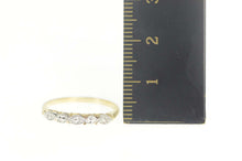 Load image into Gallery viewer, 14K Two Tone Classic Scalloped Wedding Band Ring Size 6.5 Yellow Gold