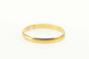 14K 2.8mm Simple Rounded Wedding Band Ring Size 9.25 Yellow Gold