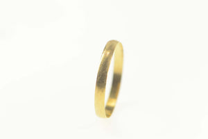 14K 2.8mm Simple Rounded Wedding Band Ring Size 9.25 Yellow Gold