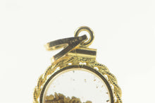Load image into Gallery viewer, 14K Gold Nugget Cluster Pebble Capsule Charm/Pendant Yellow Gold