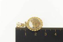 Load image into Gallery viewer, 14K Gold Nugget Cluster Pebble Capsule Charm/Pendant Yellow Gold