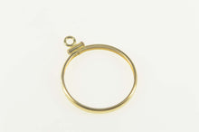 Load image into Gallery viewer, 14K 2 Rand South African Coin Holder Bezel Pendant Yellow Gold