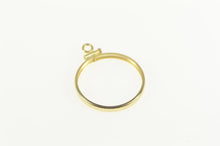 Load image into Gallery viewer, 14K Holder Bezel 20 Franc French Coin Charm/Pendant Yellow Gold