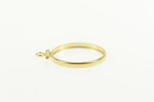Load image into Gallery viewer, 14K Holder Bezel 20 Franc French Coin Charm/Pendant Yellow Gold