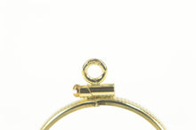 Load image into Gallery viewer, 14K Holder Bezel 20 Franc French Coin Charm/Pendant Yellow Gold