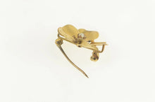 Load image into Gallery viewer, Gold Filled Ornate Pearl Inset Flower Cherry Blossom Pin/Brooch