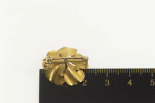 Load image into Gallery viewer, Gold Filled Ornate Pearl Inset Flower Cherry Blossom Pin/Brooch