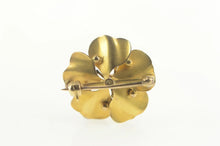 Load image into Gallery viewer, Gold Filled Ornate Pearl Inset Flower Cherry Blossom Pin/Brooch