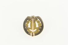 Load image into Gallery viewer, 10K Delta Sigma Pi Fraternity Greek Skull Lapel Pin/Brooch Yellow Gold