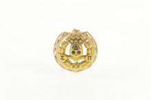 Load image into Gallery viewer, 10K Delta Sigma Pi Fraternity Greek Skull Lapel Pin/Brooch Yellow Gold