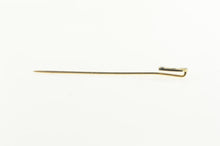 Load image into Gallery viewer, 14K Diamond Horse Shoe Lucky Good Luck Stick Pin Yellow Gold