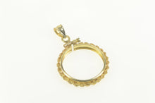 Load image into Gallery viewer, 14K 1/2 oz Gold Sovereign British Coin Holder Pendant Yellow Gold