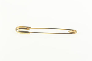 14K Classic Simple Safety Diaper Pin/Brooch Yellow Gold