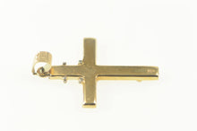 Load image into Gallery viewer, 14K Catholic Crucifix Rosary Accent Cross Symbol Pendant Yellow Gold