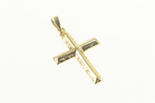 Load image into Gallery viewer, 14K Classic Cross Christian Faith Symbol Pendant Yellow Gold