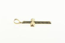 Load image into Gallery viewer, 14K Classic Cross Christian Faith Symbol Pendant Yellow Gold