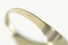 Load image into Gallery viewer, 10K Art Deco Syn. Ruby Squared Statement Ring Size 9.5 White Gold
