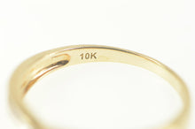 Load image into Gallery viewer, 10K Classic Wavy Diamond Men&#39;s Wedding Band Ring Size 11 Yellow Gold