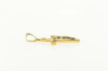 Load image into Gallery viewer, 14K Crucifix Cross Catholic Christian Jesus Christ Pendant Yellow Gold
