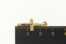 Load image into Gallery viewer, 14K Crucifix Cross Catholic Christian Jesus Christ Pendant Yellow Gold