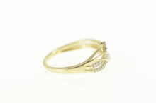 Load image into Gallery viewer, 10K 0.25 Ctw Wavy Layered Look Statement Band Ring Size 9 Yellow Gold