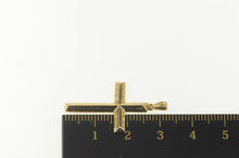 Load image into Gallery viewer, 14K Cross Christian Faith Jesus Christ Symbol Pendant Yellow Gold