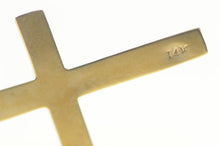 Load image into Gallery viewer, 14K Cross Christian Faith Jesus Christ Symbol Pendant Yellow Gold