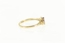 Load image into Gallery viewer, 14K Marquise Ruby Diamond Accent Engagement Ring Size 5.75 Yellow Gold