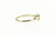Load image into Gallery viewer, 14K 3.75mm Vintage 1950s NOS Engagement Setting Ring Size 6 White Gold