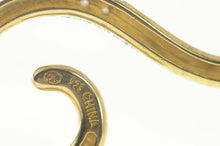 Load image into Gallery viewer, Sterling Silver Diamond Two Tone Serpent Snake Popcorn Necklace 17&quot;