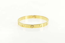 Load image into Gallery viewer, 18K Cartier Love Classic Designer Bangle Bracelet 7.25&quot; Yellow Gold