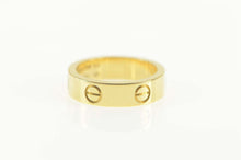 Load image into Gallery viewer, 18K Cartier Love Classic Designer Band Ring Size 7.75 Yellow Gold