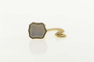 Victorian Mother of Pearl Shield Scroll Key Watch Fob
