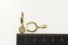 Load image into Gallery viewer, 14K 0.50 Ctw Diamond Dangle Huggies Hoop Earrings Yellow Gold