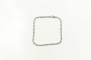 10K 0.75 Ctw Diamond Classic Square Tennis Bracelet 7" White Gold