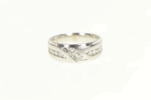 Load image into Gallery viewer, 14K 1.10 Ctw Diamond Channel Men&#39;s Wedding Ring Size 9 White Gold