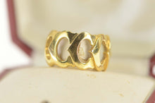 Load image into Gallery viewer, 18K Cartier C de Cartier Band With Original Box Ring Size 5,75 Yellow Gold