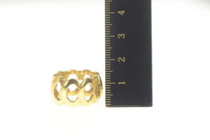 18K Cartier C de Cartier Band With Original Box Ring Size 5,75 Yellow Gold