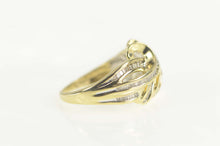 Load image into Gallery viewer, 10K 1.00 Ctw Diamond Baguette Curvy Statement Ring Size 8 Yellow Gold