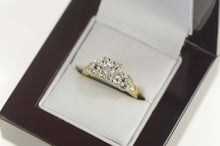 Load image into Gallery viewer, 14K 0.30 Ctw 1940&#39;s Diamond Classic Engagement Ring Size 7.25 Yellow Gold