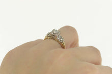 Load image into Gallery viewer, 14K 0.30 Ctw 1940&#39;s Diamond Classic Engagement Ring Size 7.25 Yellow Gold