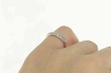 Load image into Gallery viewer, 14K 0.30 Ctw Diamond Art Deco Engagement Ring Size 5.5 White Gold