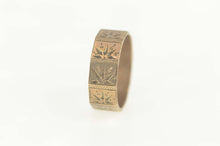 Load image into Gallery viewer, 8K Victorian Etched Sun Burst Pattern Ornate Ring Size 9 Yellow Gold