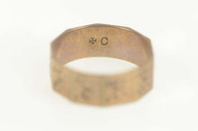 Load image into Gallery viewer, 8K Victorian Etched Sun Burst Pattern Ornate Ring Size 9 Yellow Gold