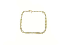 Load image into Gallery viewer, 14K 3.00 Ctw Diamond Classic Simple Tennis Bracelet 7.75&quot; Yellow Gold